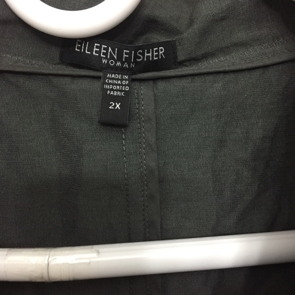 EILEEN FISHER Size 2XL Long Button Down Jacket - Picture 8 of 8